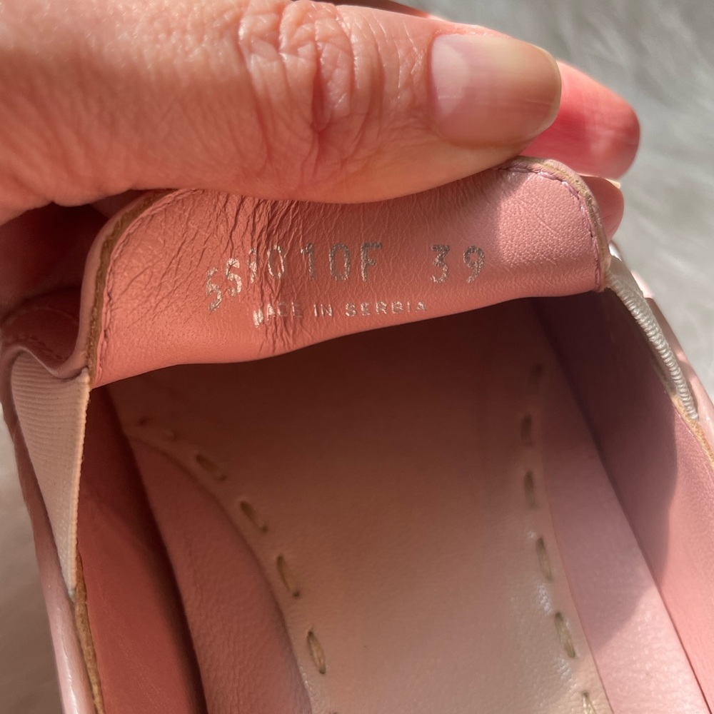 MIU MIU Light Pink Sneakers Metal ToeCaps Sz 39 Excellent Condition! - Picture 9 of 11